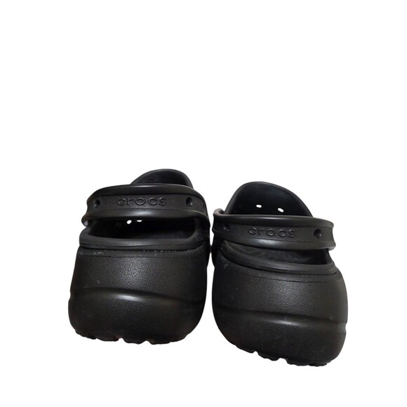 Crocs Unisex Baya Platform Clog Sandals Black Women's Size 8 Classic Comfort SH1 - Picture 4 of 8
